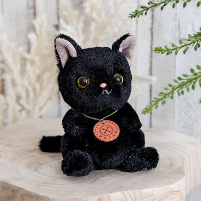 ぬいぐるみ potte 黒猫 猫 ヌイグルミ ねこ ネコ 動物 ...のサムネイル