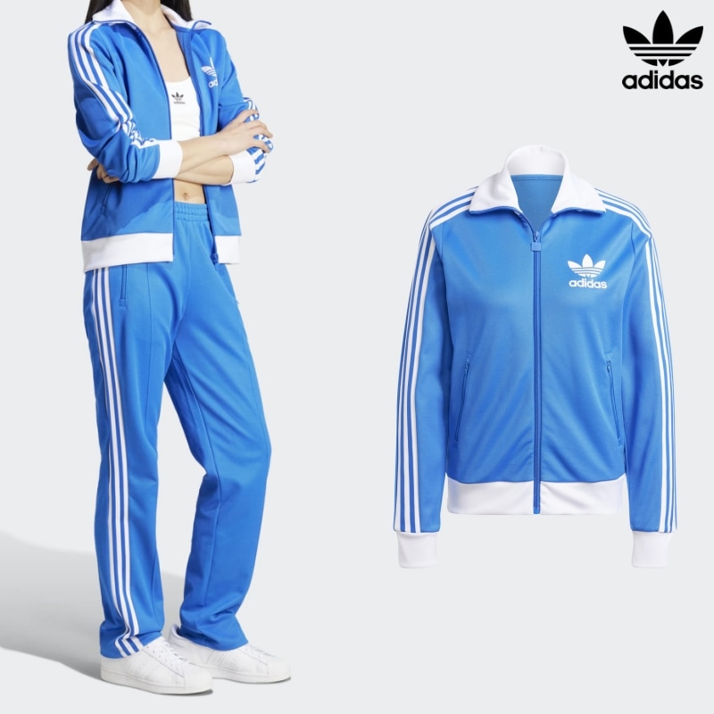 [ADIDAS] アディダス レディースオリジナルス ベッケンバウアー トラックトップ ブルー / BECKENBAUER BLUE
