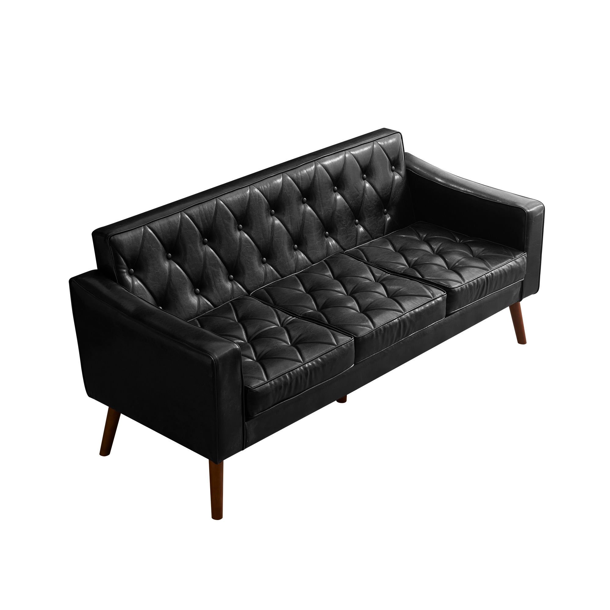 【国内発送送.料.無.料】ソファベッド 折りたたみ 3WAY ファブリック生地 カウチソファー 肘付き 一人掛け 二人掛け カウチ リクライニング 一人暮らし 組立品 調節可能な背もたれ ふわふわ