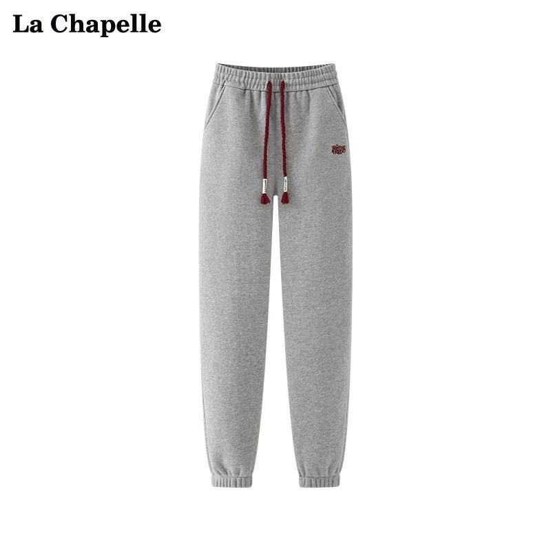 パンツ レディース 冬 カジュアル ファッション ボトムス 文字 調整紐 ウエスト 弾性 フィート 裏起毛 スウェット