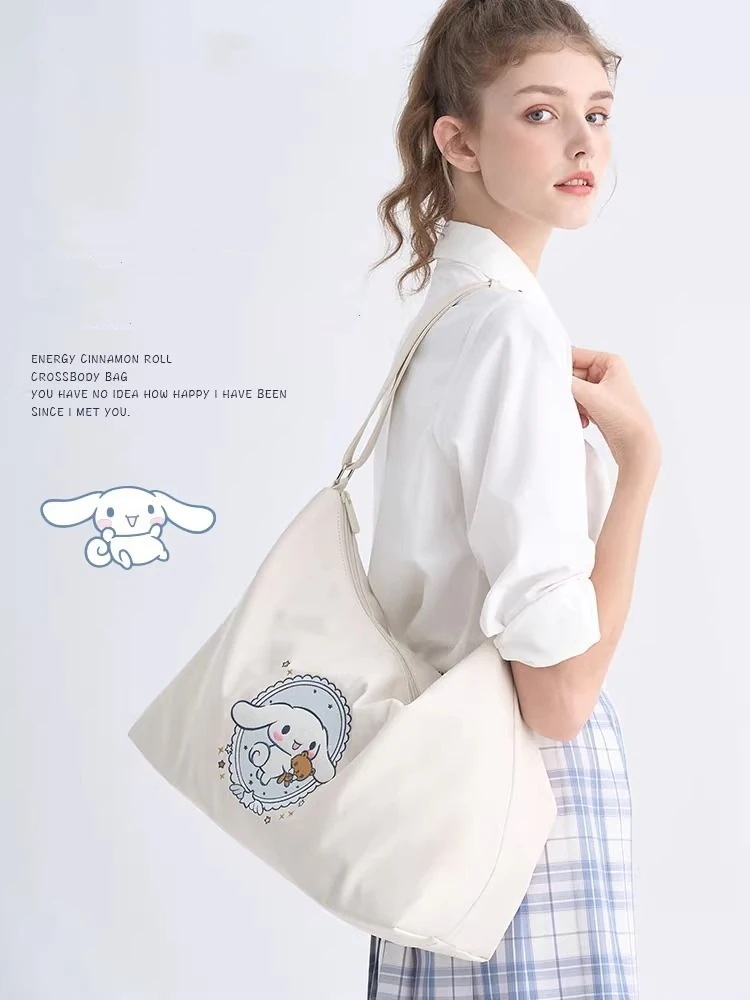 ins トートバッグ ハローキティ ナイロン材料 大容量 ミニ トート 通勤 通学 キャンバス 帆布 軽量 コンパクト ランチバッグ 韓国