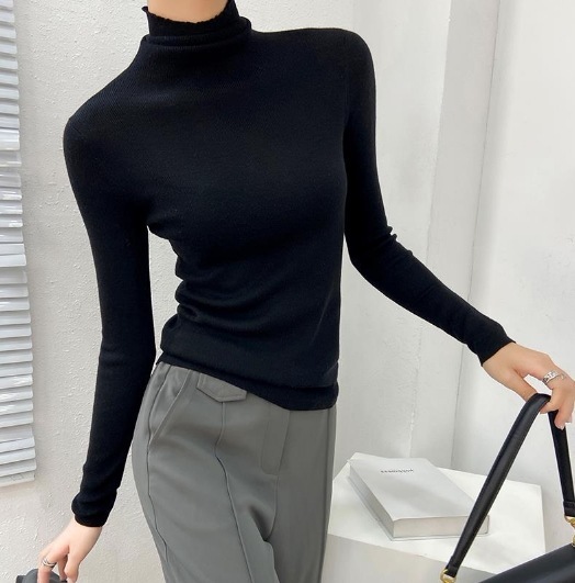 タートルネックセーター ニットセーター きれいめ インナー 長袖 ハイネック プルオーバー スリム 細身 韓国 レディース かわいい 可愛い 大人可愛い 大人女子 シンプル きれいめ