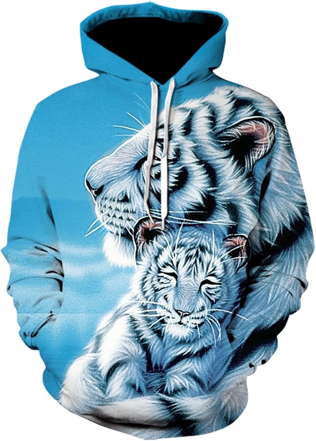 オオカミ柄 パーカー メンズ 秋冬 プルオーバー 3Dプリント 動物柄 リアル 長袖 上着 フード付き ペアルック ストリート系 軽い 柔らかい おしゃれ スウェット オーバーサイズ 運動 アウトドア 5,378円