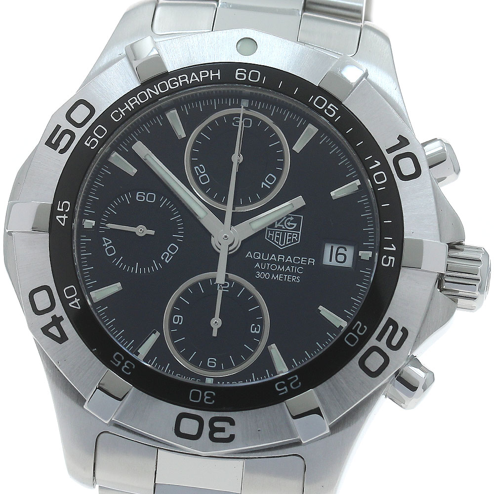 タグホイヤー TAG HEUER CAF2110 アクアレーサー クロノグラフ 自動巻き メンズ 良品 _874912【中古】