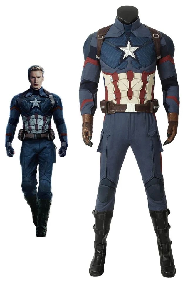 新タイプ追加 激安販売 アベンジャーズエンドゲーム スティーブ ロジャース キャプテン アメリカ Avengers: Endgame Captain America キャラクター仮装 [4395]