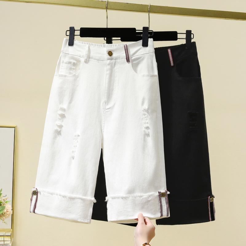 レディース ファッション カジュアル おしゃれ 婦人服 夏 ストレート パンツ ストレッチ ダメージ ジーンズ パンツ 5,397円