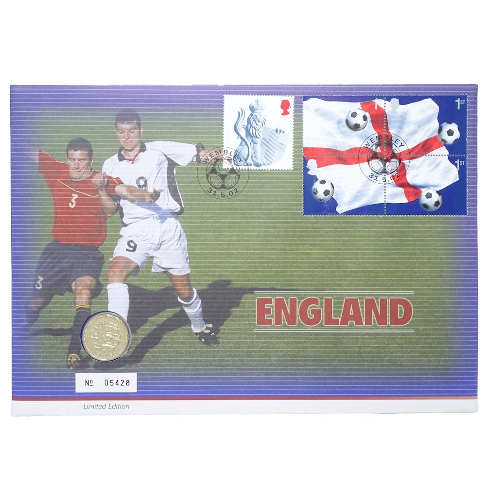 イングランド ENGLAND サッカー 記念コイン 1ポンド コイン / 048037 未使用
