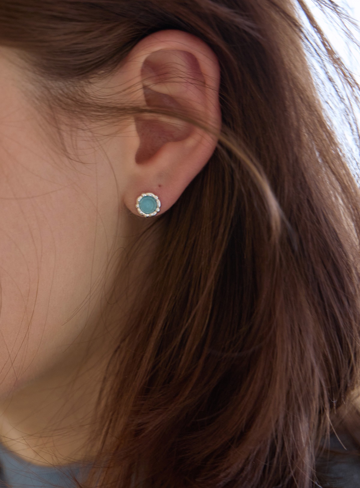 【メガ割 最大30％OFF】【925シルバー】ニュアジュ パステルカラーイヤリング