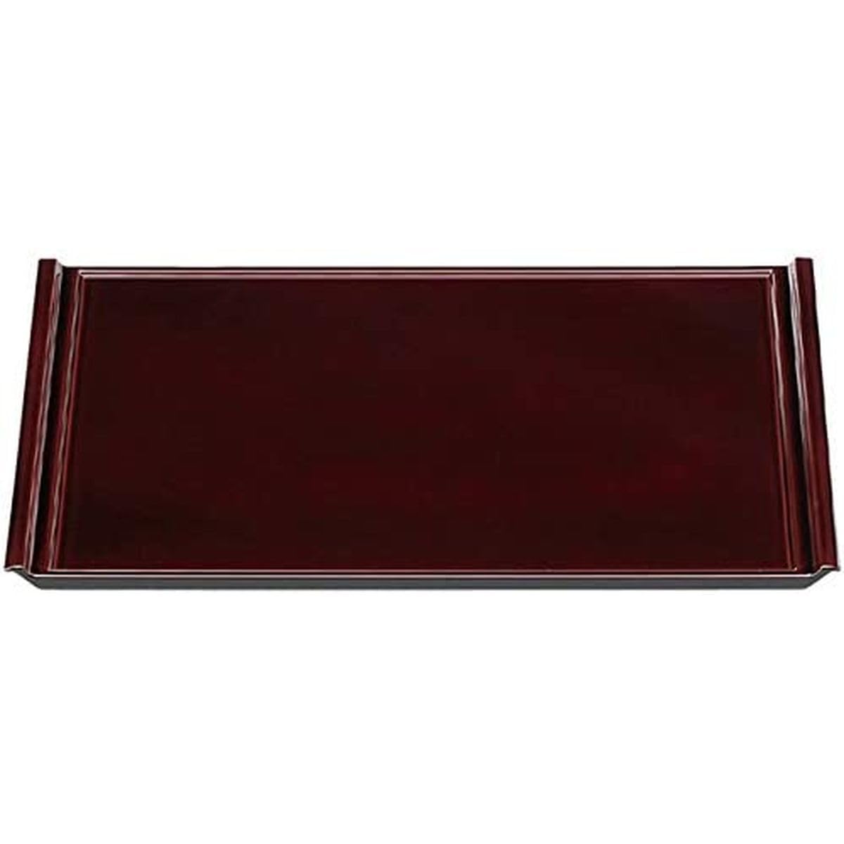 J-kitchens お盆 日本製 輝き 盆 トレー 尺8フライト 溜毘沙門天塗(54.5cm x 38.2cm x 2.4cm)