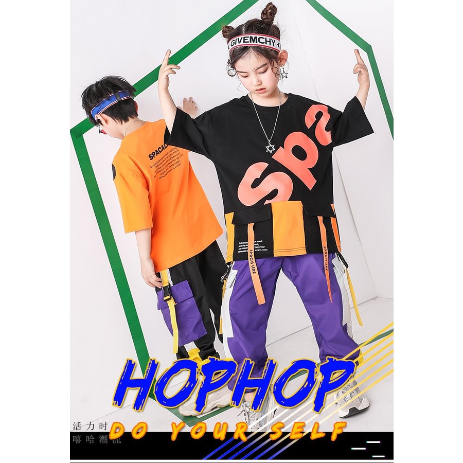 キッズダンス ダンス衣装 ヒップホップ セットアップ キッズダンス衣装 上下 キッズダンス シャツ パンツ ガールズ 男の子供ダンス hiphop