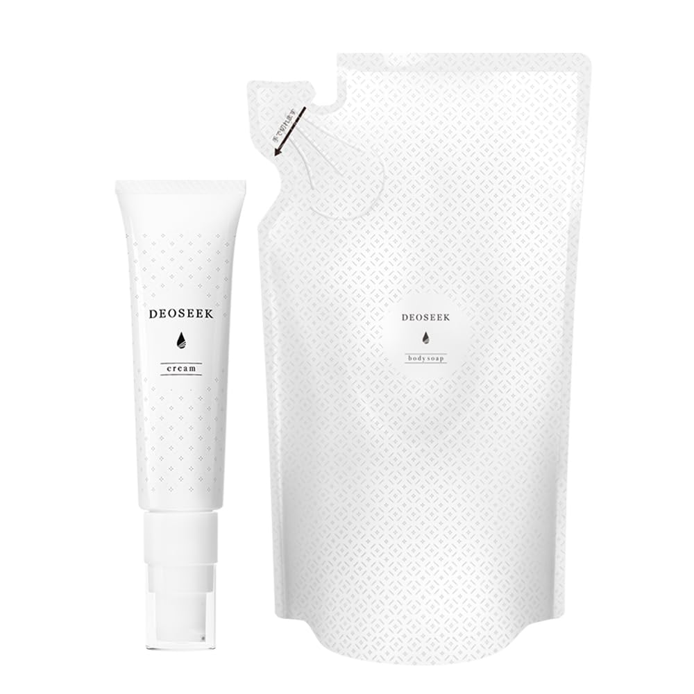 デオシーク デオドラントクリーム 31ml ボディソープ 300ml ワキガ 消臭 制汗剤 男性用 女性用 無香料 医薬部外品