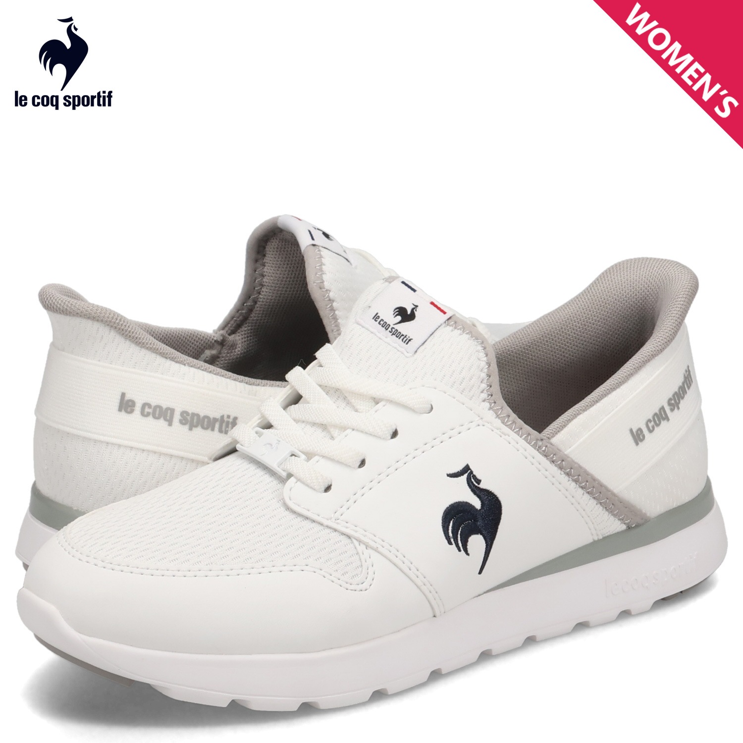 スニーカー ラ セーヌ SI レディース 軽量 ホワイト 白 LU4FSN52LZ