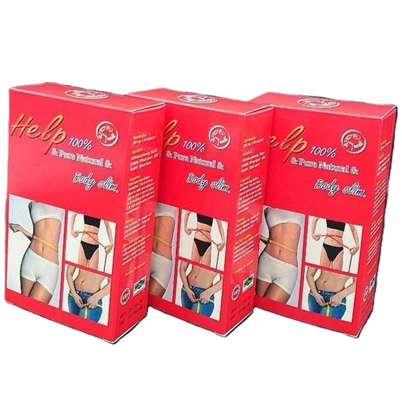 ヘルプ ボディー スリム　30カプセル× 3箱セット (90カプセル) - 9種類の天然成分を原材料にしたダイエットサプリメントです