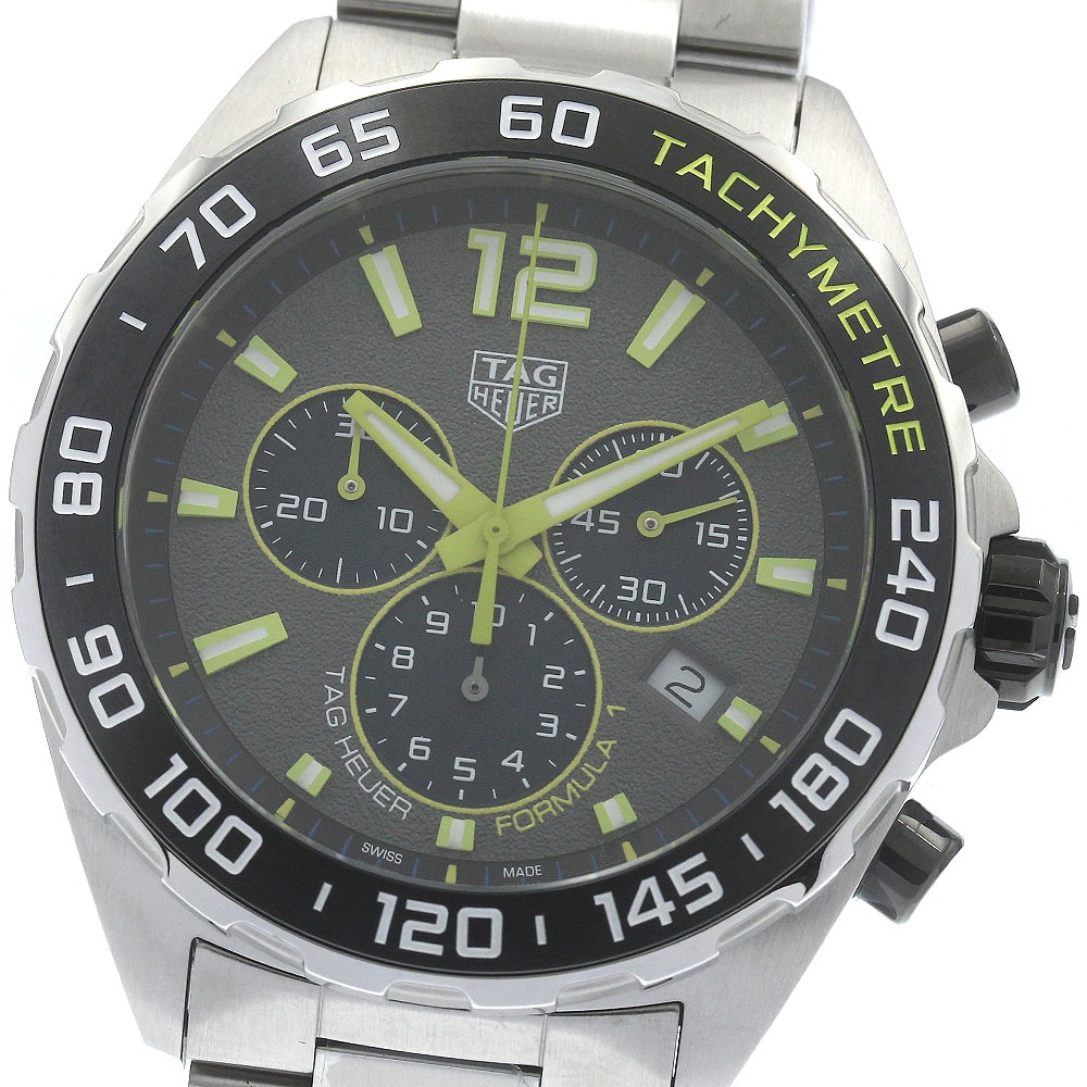 タグホイヤー TAG HEUER CAZ101AG.BA0852 フォーミュラ1 クロノグラフ クォーツ メンズ 良品 箱・保証書付き_887032【中古】