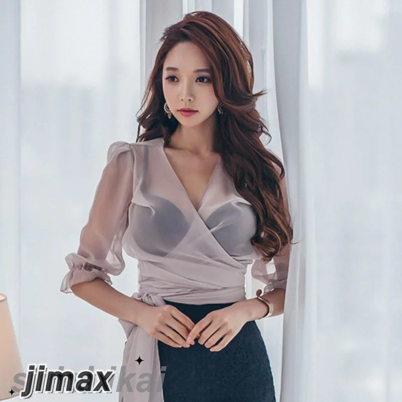 トップス 日焼けUVカット 入学式 レディース シフォンブラウス 七分袖 上品 大人 おしゃれ 通勤 オフィスカジュアル お出かけ　デイリー　デート