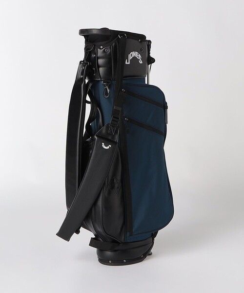 ゴルフ 「別注」「JONES」TROUPER NAVY/トゥルーパー ネイビー スタンド キャディバッグ レディース メンズ