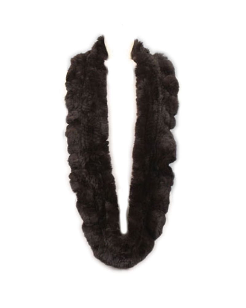 レッキスラビット ファー フリル スヌード マフラー レディース ギフト プレゼント