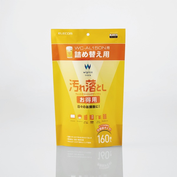 ���ꗎ�Ƃ� �����p�E�F�b�g�N���[�j���O�e�B�b�V�� WC-AL160SPN 160��