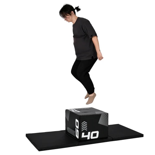 プライオボックス ソフト 40x50x60cm プライオメトリクス 昇降台 跳び箱 ボックス ジャンプ台 ステップ台 3in1 体幹 トレーニング