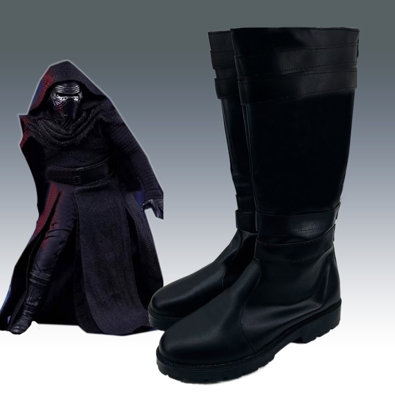 スター・ウォーズ フォースの覚醒カイロ・レンコス靴二次元アニメーションショーパフォーマンスシューズ