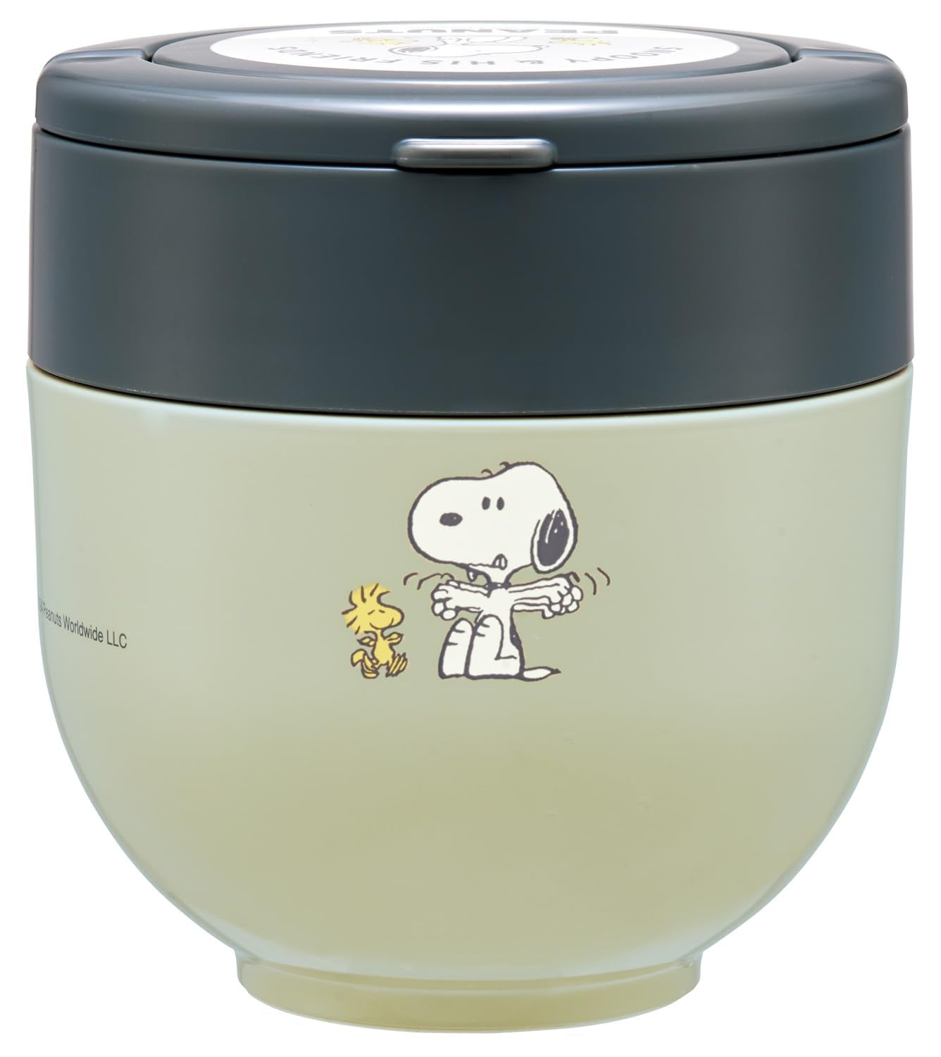 スケーター(Skater) 保温 保冷 丼ぶり ランチジャー 540ml 折りたたみハンドル付 抗菌 スヌーピー バッジ LDNO6AG