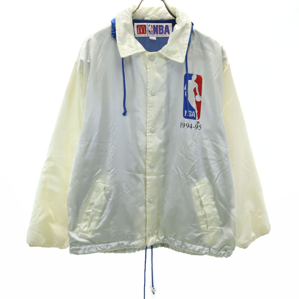 NBA 90s × マクドナルド オールド コーチジャケット M アイボリー NBA × McDonald バスケットボール メンズ 8,557円