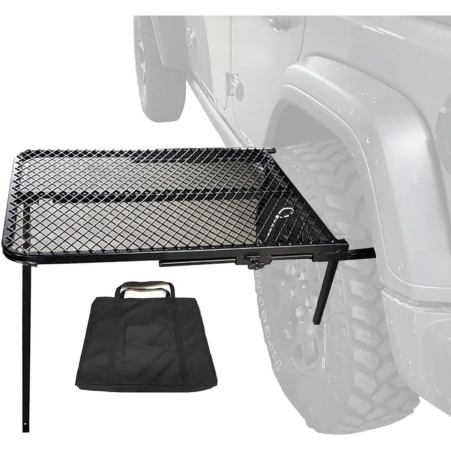 本日の新製品 お財布に優しい折りたたみ式車用タイヤピクニックテーブルポータブルアイアンキャンプテーブル屋外軽量ダイニングテーブル高さ調節可能なタイヤデスクホイールテ式車用タイヤピクニックテーブルポータ