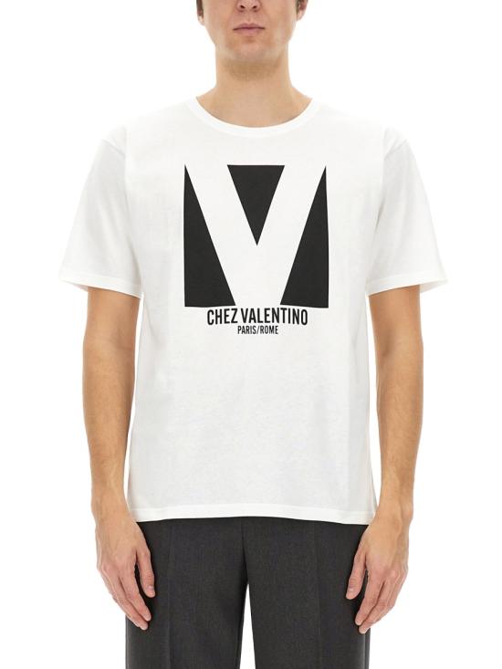VALENTINO GARAVANI Men T-Shirts 6V3MG16PAQ9 A03 WHITE