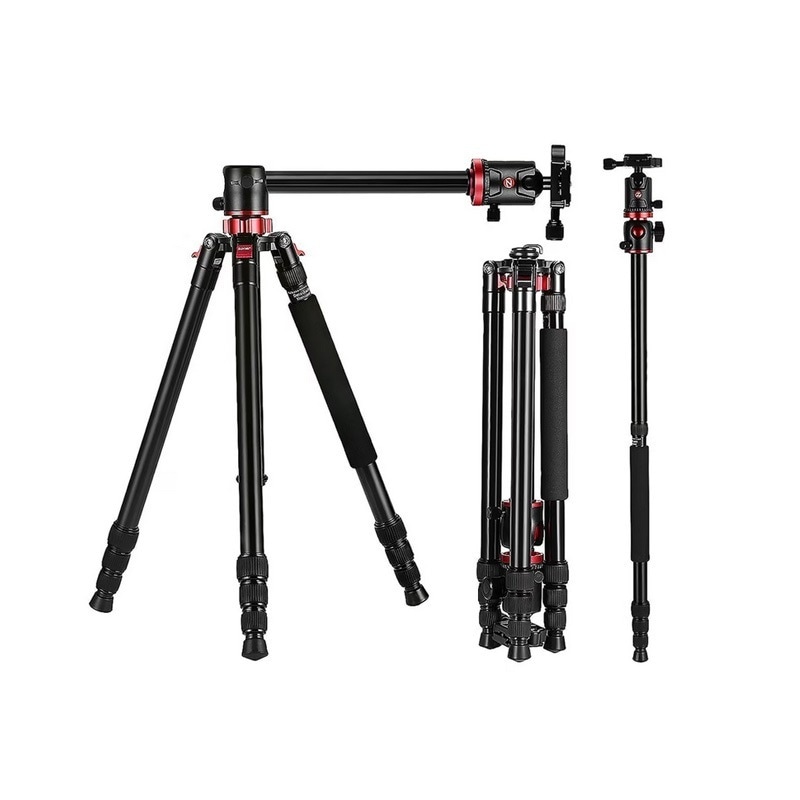 ZOMEI M8 カメラ三脚 プロ 360度ボールヘッド アルミ合金 一眼 192cm 一脚 90度回転可能なセンターコラム Nikon Canon DSLR ビデオ 6ヶ月保証
