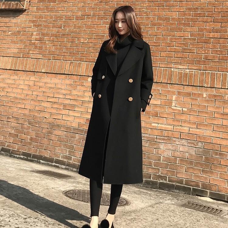 アウター コート ジャケット ロングコート 膝下 袖あり 長袖 Vネック 襟付き 角襟 ストレート Iライン ポケット 前開き ポリエステル 大人可愛い きれいめ 上品 おしゃれ 大人女子 こなれ感