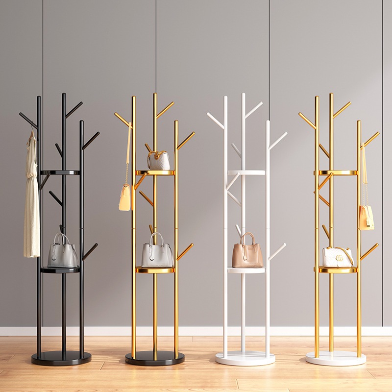 ノルディック ライト ラグジュアリー 木の枝 ハンガー 寝室 洋服 バックパック 収納ラック 簡易物干しラック