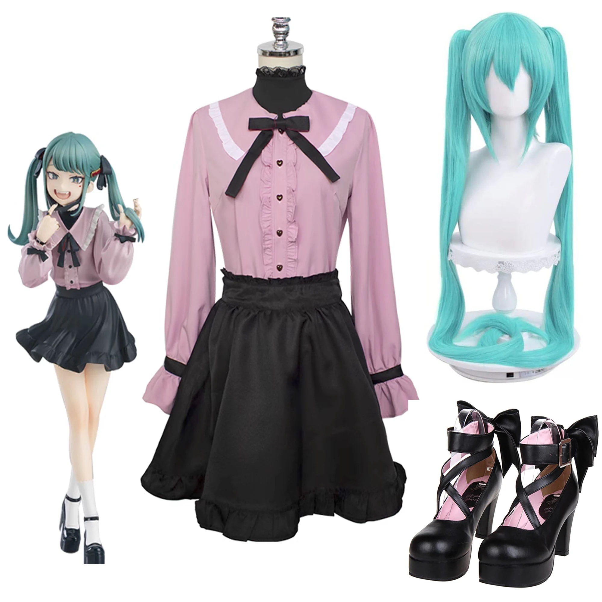 初音ミク はつねみく プロジェクトセカイ カラフルステージ！ feat.初音ミク コスプレ衣装 お盆 演出服 舞台装 コスチューム 仮装 プレゼント 変装 コスプレ祭 ハロウィン 忘年会