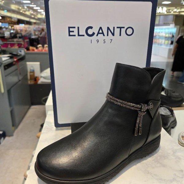 HC06 女性モールドキュービック紐ブーツ3.5cm LCWA27U51319 (41604639)