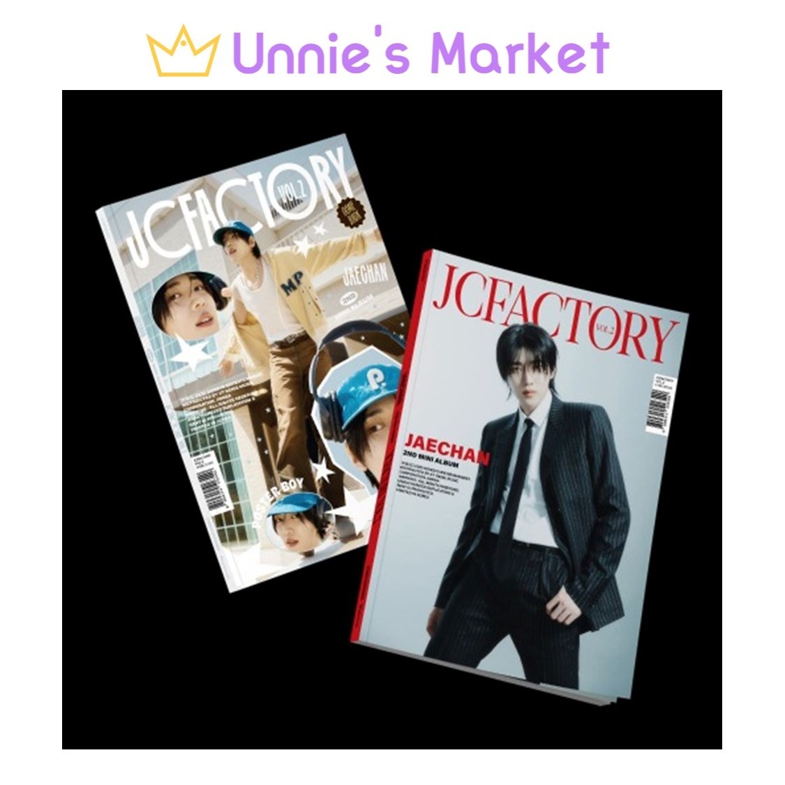 [SET/SITE POB] JAECHAN (DKZ) - JCFACTORY vol.2 (Poster ver. Boy ver.) / 2nd Mini Album