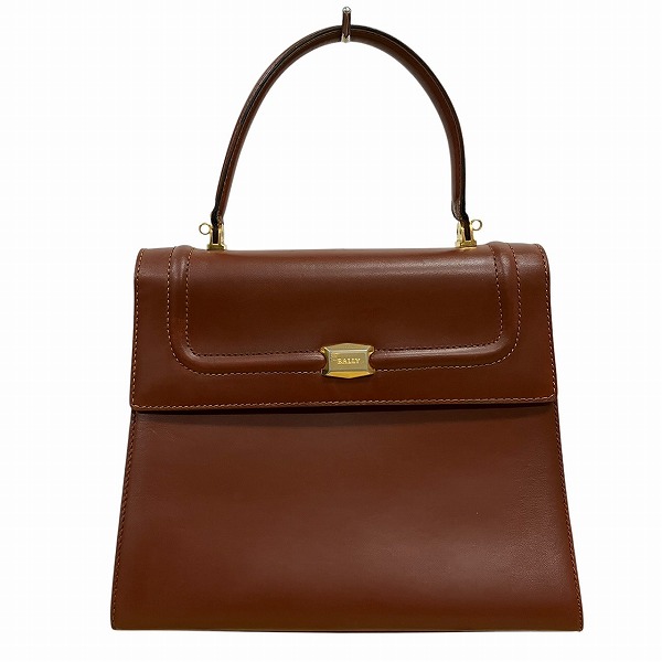 バリー バッグ ヴィンテージ レザー ハンドバッグ レディース【中古】