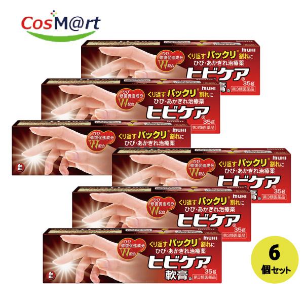 【6個セット】 【第3類医薬品】 【株式会社池田模範堂】ヒビケア軟膏ａ　35ｇ(4987426002183-6)