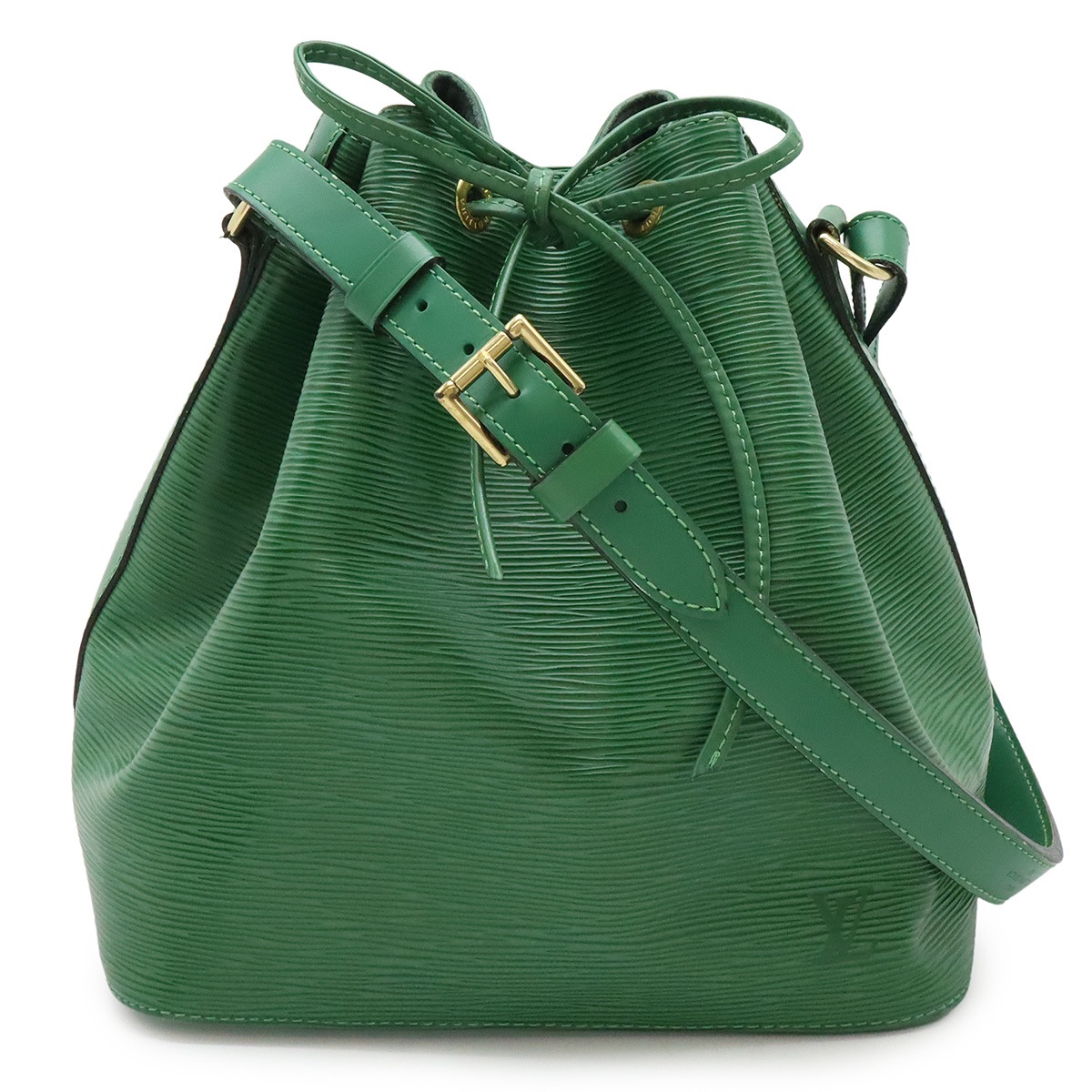 エピ プチノエ ショルダーバッグ セミショルダー ワンショルダー 巾着型 ボルネオグリーン 緑 M4410