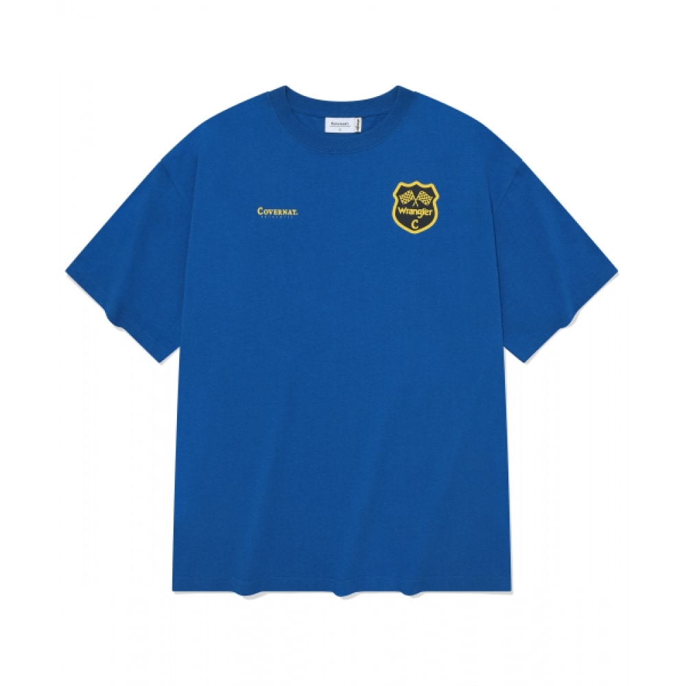 COVERNAT [コバーナット X ラングラー] 08 ヴィンテージ T シャツブルー
