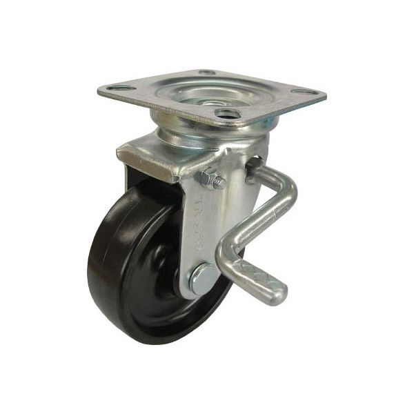 TYPBJB130A 耐熱性フェノールキャスター 自在ダブルストッパー付 メーカー直送