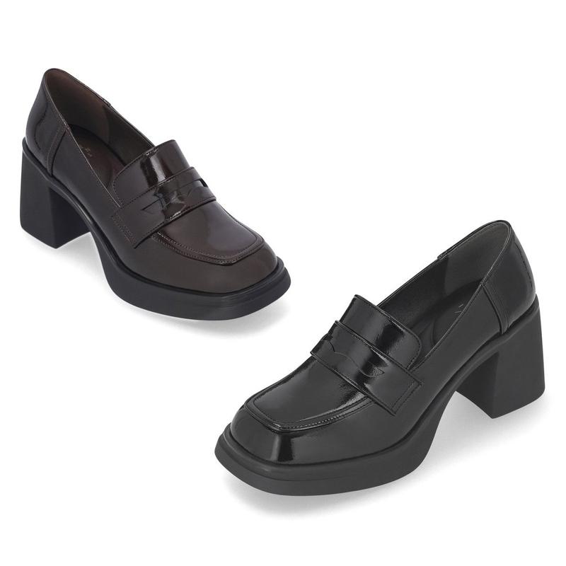 [シークレット特価] インテンス 女性 プラットフォーム ペニーローファー 7cm LCWD84I539