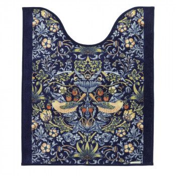 Morris Design Studio イチゴドロボウ トイレマット 80x65Vcm FT1702A B ブルー