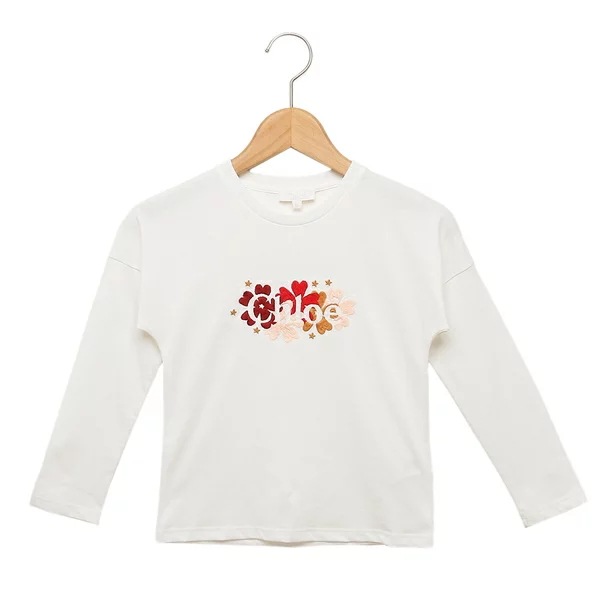 Tシャツカットソー キッズ ホワイト ガールズ C15E34 117