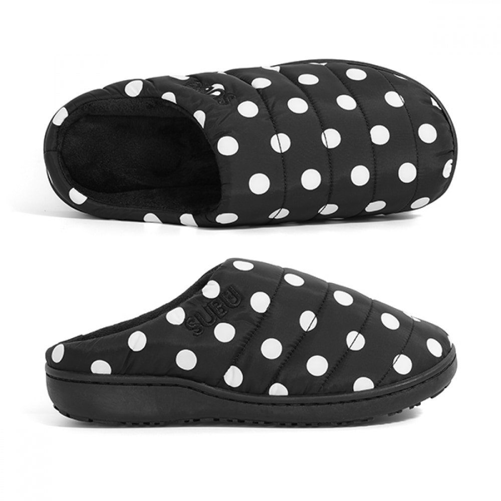 SUBU DOTS (SB-63) ダウン起毛パッド入りスリッパ
