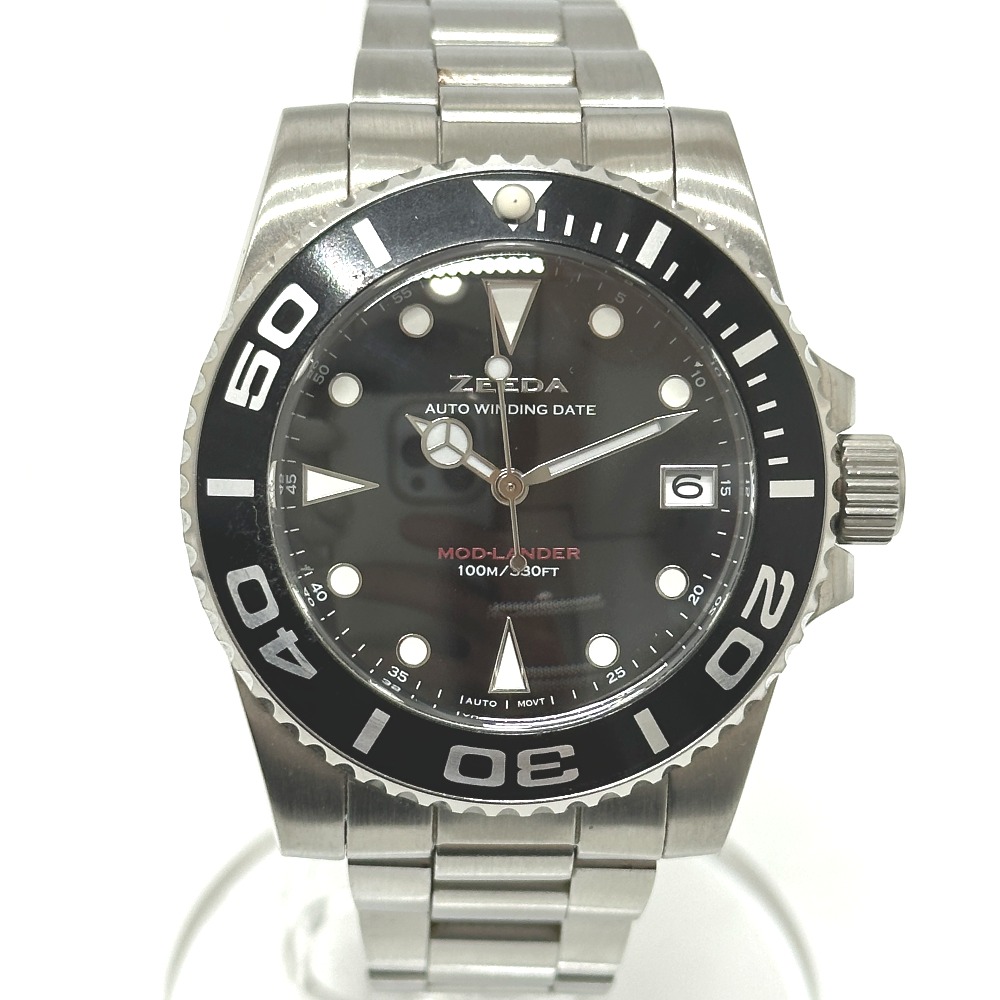 腕時計 JET SHARK ジェットシャーク 自動巻き SS シルバー