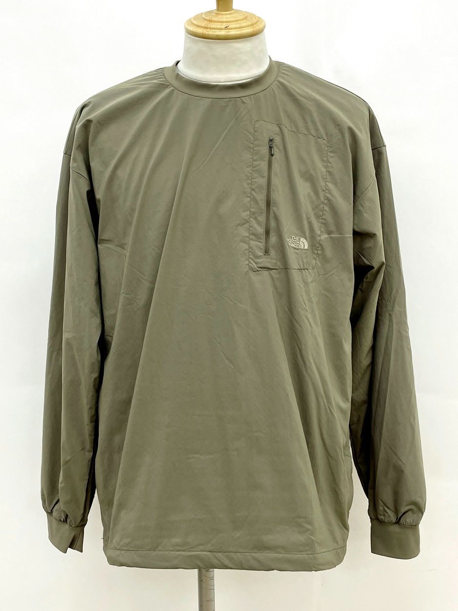 ザ・ノース・フェイス THE NORTH FACE 長袖カットソー M マッシュルーム NL72560 グリットフリースアーバナイトクルー 未使用 2602WT046