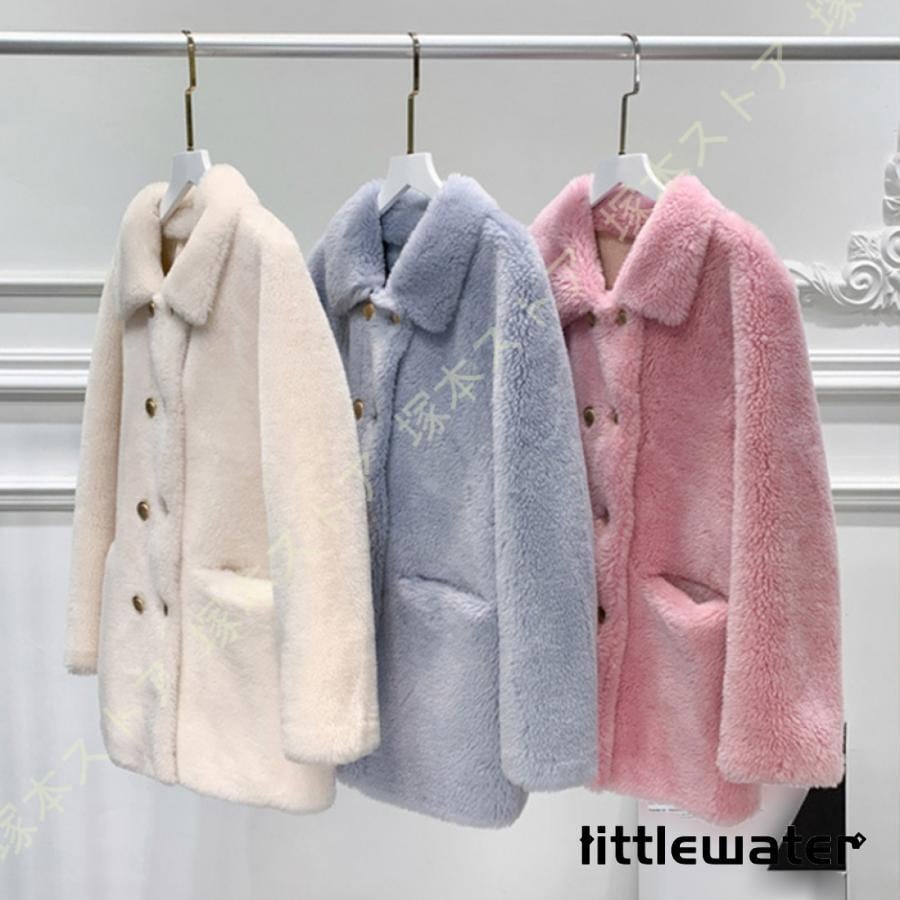 コート ファーコート アウター レディース ファッション 上着 冬 秋冬 冬服 ふわふわ もこもこ あったか 防寒 大きめ かわいい 体型カバー 暖かさ 防寒
