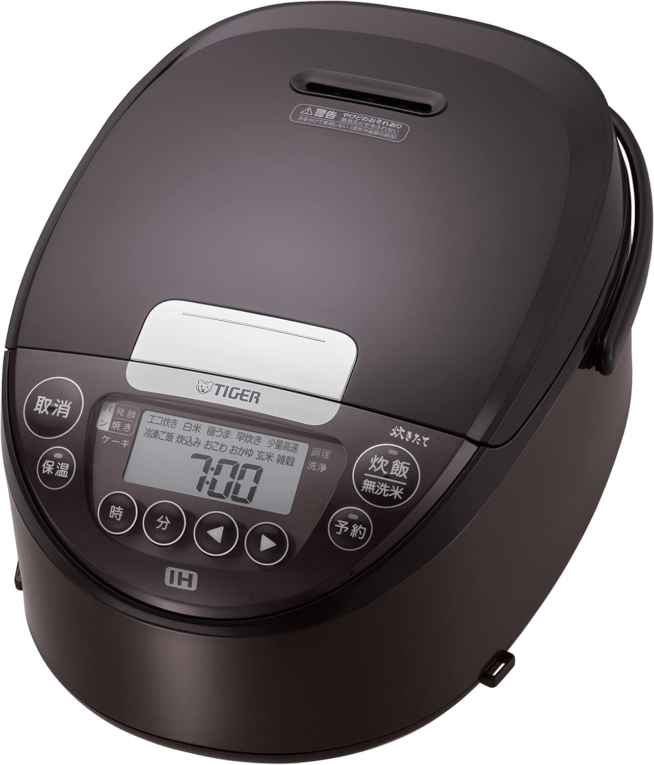 タイガー魔法瓶(TIGER) 炊飯器 5.5合 IH式 炊きたて 遠赤黒厚釜 お手入れ簡単 ブラウン JPW-D100T