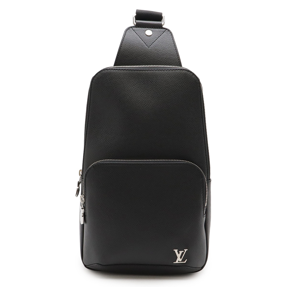 タイガ アヴェニュー スリングバッグ ボディバッグ ショルダーバッグ レザー ノワール 黒 ブラック M3044