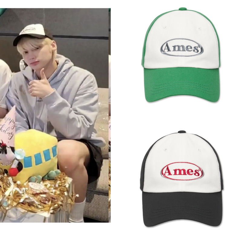 【TXT ヒュニンカイ着用】 ROUND LOGO BALL CAP