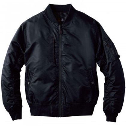 桑和 0014-00 フライトブルゾン Lサイズ ブラック(4) G.GROUND